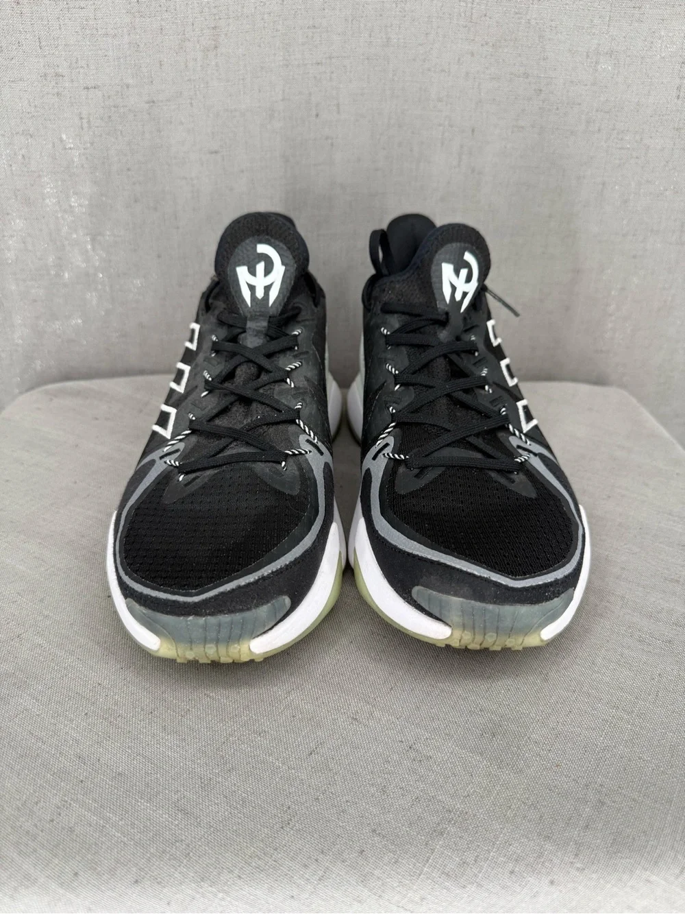 Adidas Mahomes 1 Impact FLX Men's Training Shoes Black White Size 10.5